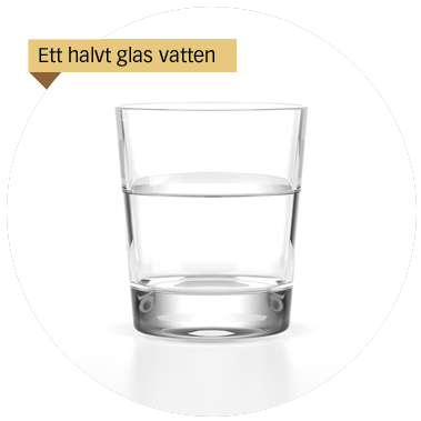 Ett halvt glas vatten